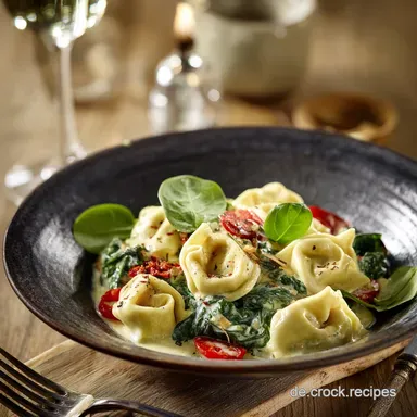 Ruck Zuck Tortellini: Das 15-Minuten Feierabend Gericht mit Spinat Rezeptkarte