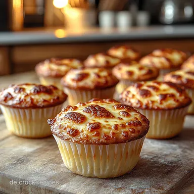 Saftige Pizza Muffins Der herzhafte Snack für deine Party Rezeptkarte