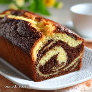 Saftiger Marmorkuchen: Bestes Rezept f&uuml;r 16 Portionen Rezeptkarte