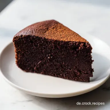 Vegan Chocolate Cake with Applesauce