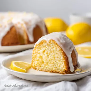 Veganer Zitronenkuchen: Saftig & Fluffig Rezeptkarte