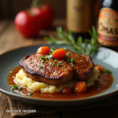 Der Ultimative Winterliche Rinderbraten mit DunkelbierJus Rezeptkarte
