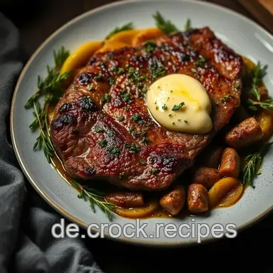 Saftiges Rumpsteak mit Kräuterbutter: Ein Lieblingsrezept für Genießer Rezeptkarte