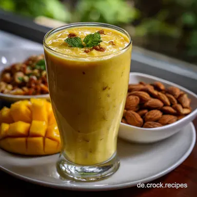 Mango Lassi: Samtiger Indischer Drink in 10 Minuten Rezeptkarte