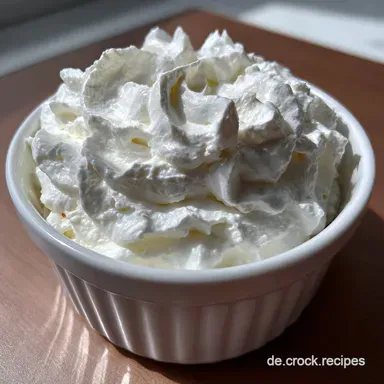 Schlagsahne Ein Einfaches Rezept Aus Der: H&auml;lt Stundenlang Rezeptkarte