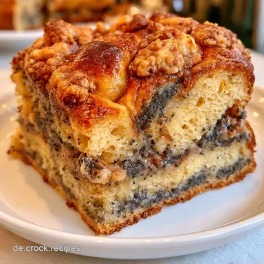 Schlesischer Mohnkuchen mit Streuseln Rezeptkarte