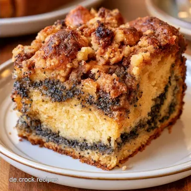 Schlesischer Mohnkuchen mit Streuseln