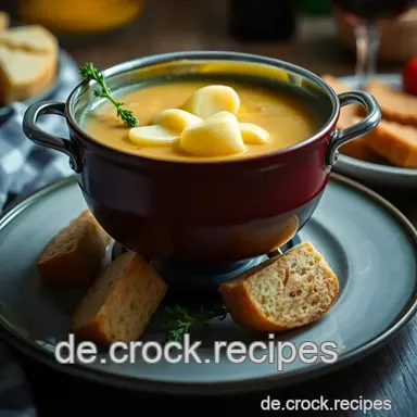 Herzhaftes Beilagen Fondue mit Brühe: Ein geselliges Kochvergnügen Rezeptkarte