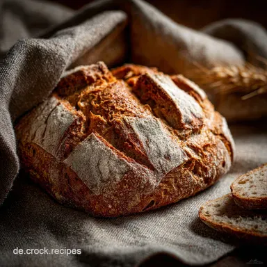 Schnelles Dinkel oder Weizenbrot TurboRezept ohne Gehzeit in 65 Min Rezeptkarte