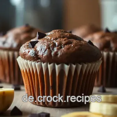 Saftige Schoko-Banane Muffin Rezepte - Einfach Backen! Rezeptkarte