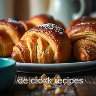 Leckere Schokocroissants: Einfaches Rezept für unwiderstehliche Frühstücksgebäck Rezeptkarte