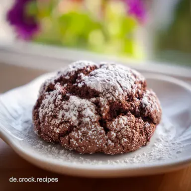 Schokow&ouml;lkchen Rezept: Fluffige Pl&auml;tzchen in 60 Min. Rezeptkarte
