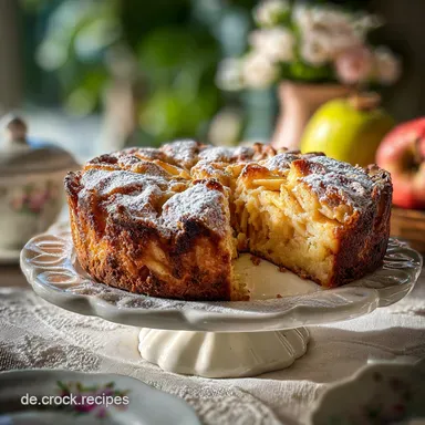 Schwedische Apfeltorte: Einfach & Schnell mit Vanillepudding Rezeptkarte