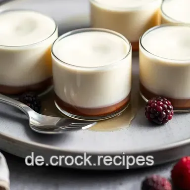 Seidenweiche Panna Cotta Rezept: Italienischer Desserttraum Rezeptkarte