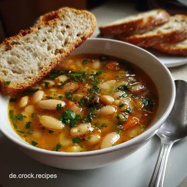 Serbische Bohnensuppe: Traditionelles Rezept mit Einbrennen Rezeptkarte