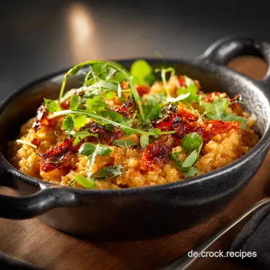 Mediterrane Reispfanne: Cremig, schnell und unwiderstehlich lecker Rezeptkarte