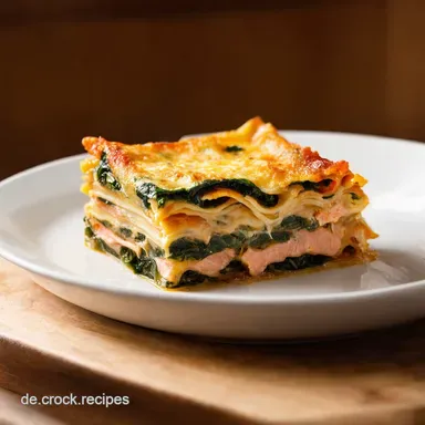 Spinat Lachs Lasagne Herzhaft Cremig wie bei Oma Rezeptkarte