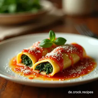 Cannelloni mit Spinat emmikochteinfach So schmeckt Italien Rezeptkarte