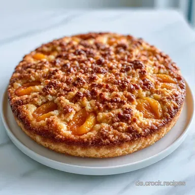 Streusel Aprikosenkuchen f&uuml;r 12 Personen Rezeptkarte