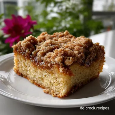 Streuselkuchen Perfekt f&uuml;r Sonntag: Knusprige Streusel Rezeptkarte