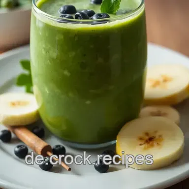 Super Grüner Smoothie: Dein leckerer Start! | Smoothie Rezepte Rezeptkarte