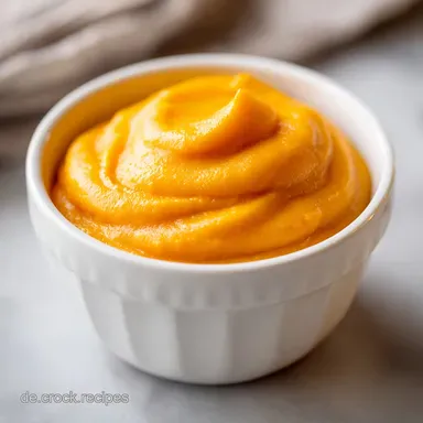 S&uuml;&szlig;kartoffelp&uuml;ree Rezept f&uuml;r 4 Portionen Rezeptkarte