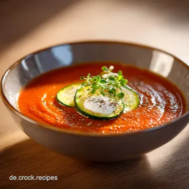TomateZucchini Suppe und So&szlig;e: Das cremige Basisrezept zum Einkochen