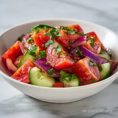 Tomaten Gurken Salat in 15 Minuten Rezeptkarte