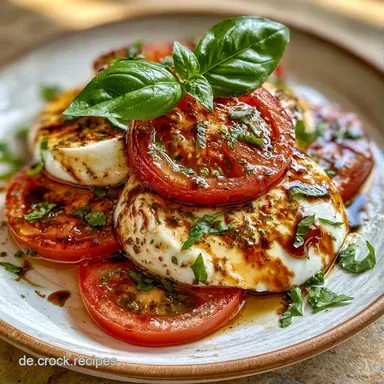 Tomaten Mozzarella Salat in 15 Minuten Rezeptkarte