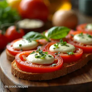 Tomaten Mozzarella Spie&szlig;e Mein Blitzrezept f&uuml;r den Sommer Rezeptkarte