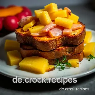 Tropischer Genuss: Toast Hawaii im Airfryer – Einfach und Lecker! Rezeptkarte