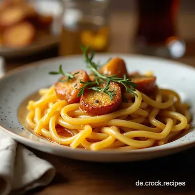 Einfache Cowboy Butter Hähnchen Linguine Cremiger FeierabendHit in 30 Min Rezeptkarte