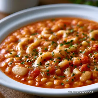 T&uuml;rkische Gem&uuml;sesuppe f&uuml;r 4 Portionen Rezeptkarte