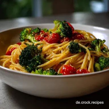 Vegane Brokkoli Pasta schnelles Feierabend Rezept Rezeptkarte