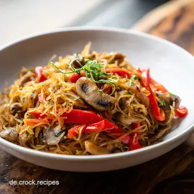 Schupfnudelpfanne mit Paprika und Pilzen Rezeptkarte