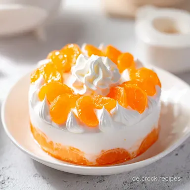 Veganer Fantakuchen mit Mandarinen Rezeptkarte