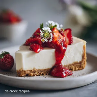 Veganer K&auml;sekuchen: Einfach & Schnell Rezeptkarte