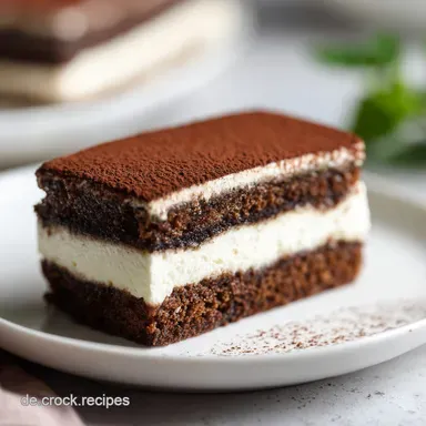 Veganes Tiramisu f&uuml;r 10 Portionen Rezeptkarte