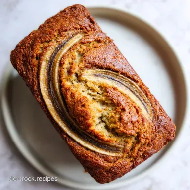 Veganes Zimt-Bananenbrot: Saftiges Rezept f&uuml;r 10 Personen Rezeptkarte