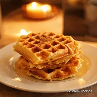 Omas Waffelgl&uuml;ck Rezept f&uuml;r fluffige Waffeln wie von fr&uuml;her Rezeptkarte