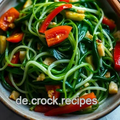 Wakame Salat – Mein erfrischendes Algensalat Rezept aus der japanischen Küche Rezeptkarte