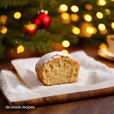 Weihnachtszauber MandelMarzipan MiniStollen Rezept Rezeptkarte