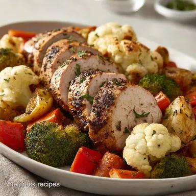 Weihnachtsessen aus dem Backofen f&uuml;r 4 Personen Rezeptkarte