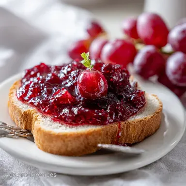 Weintrauben Marmelade: Samtig in 35 Minuten