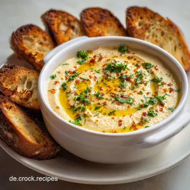 Wei&szlig;er Bohnen Dip Rezept f&uuml;r 4 Portionen