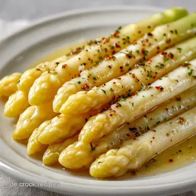 Wei&szlig;er Spargel in 22 Minuten Rezeptkarte