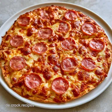 Wrap Pizza Pfanne in 15 Minuten Rezeptkarte