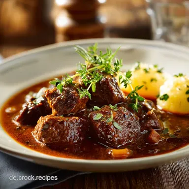 DDR Lebergulasch Zart cremig Der Ostdeutsche HausmannskostKlassiker Rezeptkarte