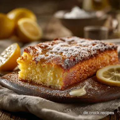 ZitronenSelterswasserKuchen Der federleichte Klassiker f&uuml;r die Kaffeezeit Rezeptkarte