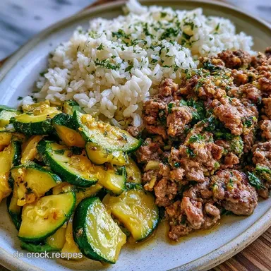 Zucchinipfanne Mit Hackfleisch in 30 Min Rezeptkarte